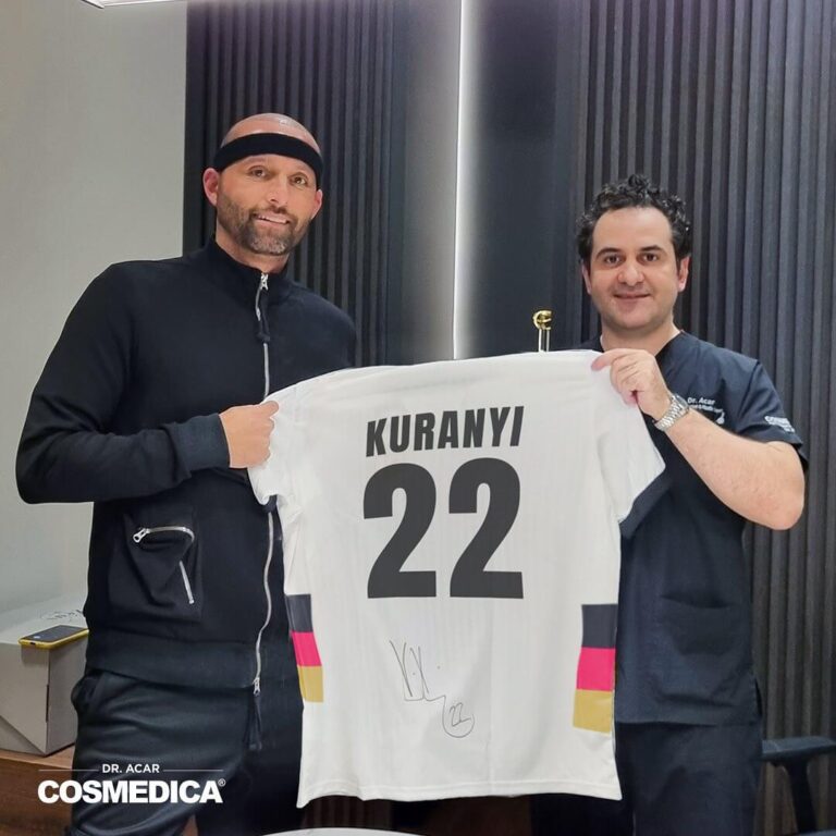German soccer player Kevin Kurányi with Dr. Acar